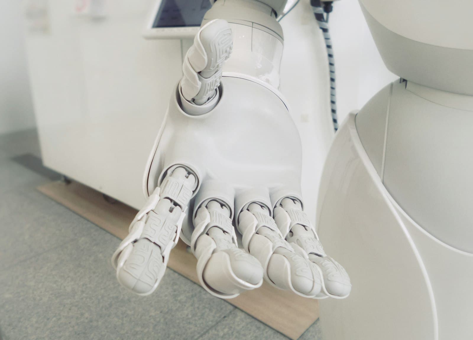 A secure digital dashboard showing AI decisions being approved by a human